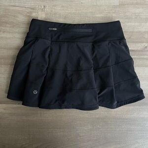 Lululemon Pace Rival Skirt in Black Size 2 Regular Lenght NWOT